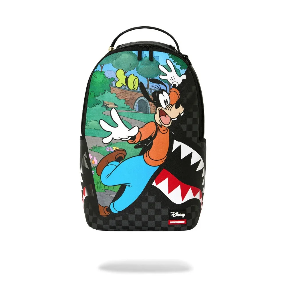 Sprayground Disney Goofy Being Goofy Backpack Unisex Black Shoulder Strap SPR356